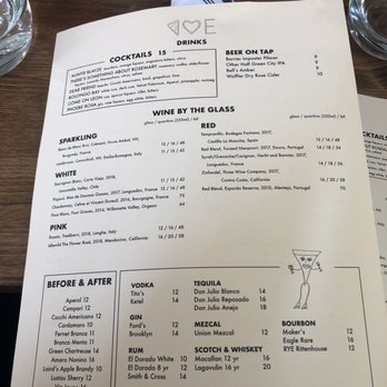 Emily - Drink menu - Pizza Near Me - New York, New York