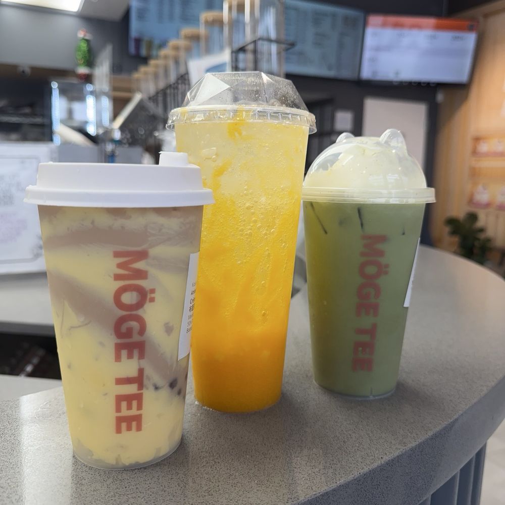 Möge Tee TMC - Crème Brûlée Milk Tea 布蕾蛋糕奶茶, Classic Uji Matcha 经典宇治抹茶, Mango Sparkling Water(Large) 芒果气泡水 - Bubble Tea Near Me - Houston, Texas Möge Tee TMC - Crème Brûlée Milk Tea 布蕾蛋糕奶茶, Classic Uji Matcha 经典宇治抹茶, Mango Sparkling Water(Large) 芒果气泡水 - Bubble Tea Near Me - Houston, Texas