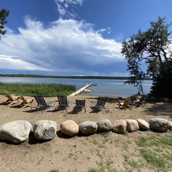 Wambolts Cabins - View of the beach - Vacation Rentals Near Me - Park Rapids, Minnesota