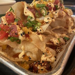 Ahi Poke Nachos
