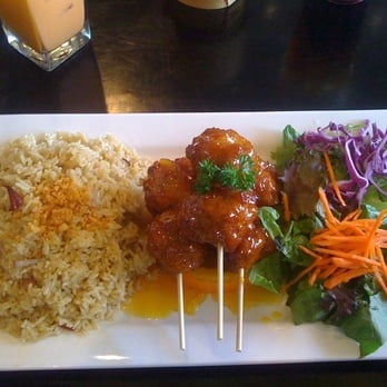 Kinnara Thai - #12 on the menu. Orange chicken kabob - Thai Near Me - Van Nuys, California Kinnara Thai - #12 on the menu. Orange chicken kabob - Thai Near Me - Van Nuys, California