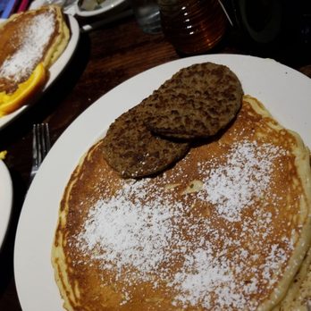 Famous Toastery Indian Land - Turkey sausage and flapjack - American Near Me - Indian Land, South Carolina