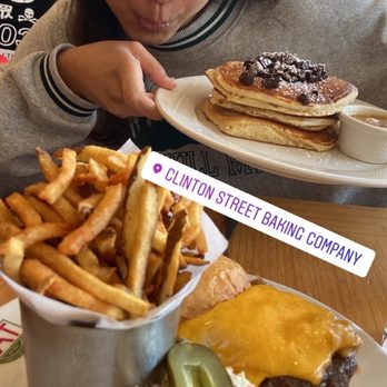 Clinton St. Baking - Pancakes and Clinton Street Cheeseburger - Bakeries Near Me - New York, New York