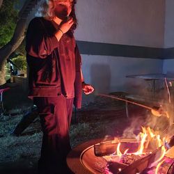 Glen Ivy RV Park - Camp fire and s'more making