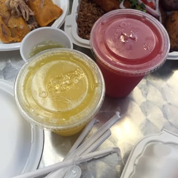 Las Olas Cafe - Fresh pineapple and watermelon juice!! Yummy!! - Cuban Near Me - Miami Beach, Florida Las Olas Cafe - Fresh pineapple and watermelon juice!! Yummy!! - Cuban Near Me - Miami Beach, Florida