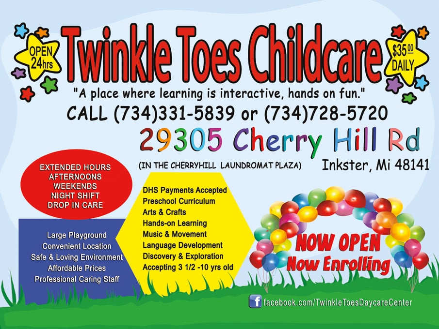 Twinkle Toes 24hr Childcare Center - childcare center in Inkster, MI