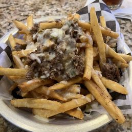 Philly Cheesesteak Fries - Looks better than it tastes :-/