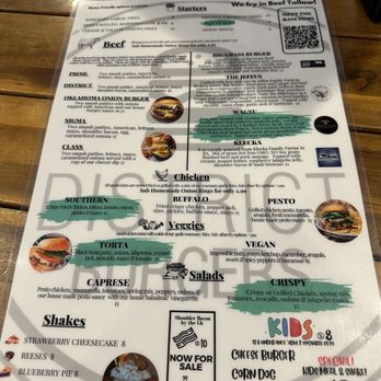 District Burger - Menu - Burgers Near Me - Broken Arrow, Oklahoma