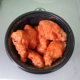 Hot wings, just ok, way too much breading! I won't be back,for seconds!