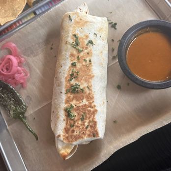 The Agave Field - Carne asada burrito with a blistered jalapeño and pickled onions - Mexican Near Me - West Lafayette, Indiana The Agave Field - Carne asada burrito with a blistered jalapeño and pickled onions - Mexican Near Me - West Lafayette, Indiana