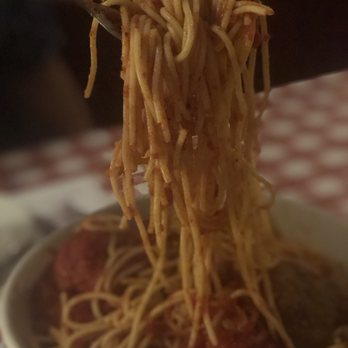 Buca di Beppo Italian Restaurant - Spaghetti etti with Meatball - Italian Near Me - Brea, California Buca di Beppo Italian Restaurant - Spaghetti etti with Meatball - Italian Near Me - Brea, California
