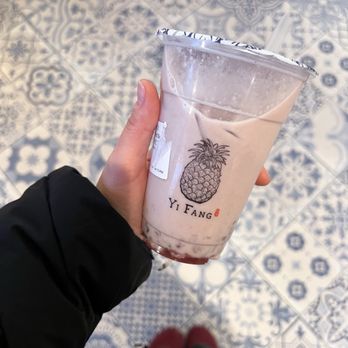 Yi Fang - Purple rice red bean coconut latte - Bubble Tea Near Me - Fairfax, Virginia Yi Fang - Purple rice red bean coconut latte - Bubble Tea Near Me - Fairfax, Virginia