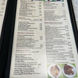 Cup & Saucer Diner - Menu August 2022