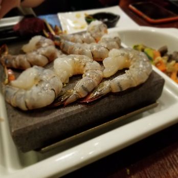 Edo Higan - Hot stone shrimp and beef with sauteed vegetables - Sushi Bars Near Me - Lone Tree, Colorado Edo Higan - Hot stone shrimp and beef with sauteed vegetables - Sushi Bars Near Me - Lone Tree, Colorado