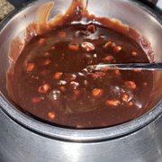 Photo of The Melting Pot - Kennesaw, GA, United States. The Turtle Chocolate fondue with caramel and fresh candied pecans!