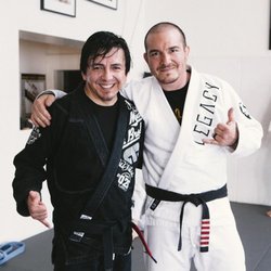 NoHo MMA - Professor Steve Baca with Professor Alberto Crane