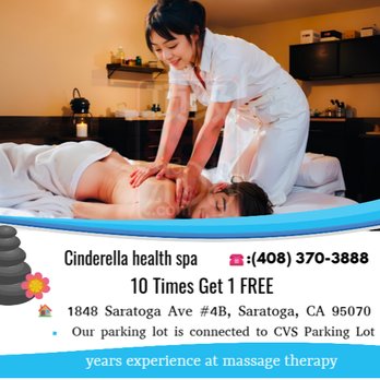 Cinderella Health Spa - A traditional Swedish massage utilizing a system of techniques specially created to relax muscles by applying pressure to inc... - Skin Care Near Me - Saratoga, California Cinderella Health Spa - A traditional Swedish massage utilizing a system of techniques specially created to relax muscles by applying pressure to inc... - Skin Care Near Me - Saratoga, California