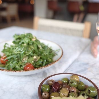 Arboleda Restaurant - Warm Olives, arugula salad - Mediterranean Near Me - Scottsdale, Arizona Arboleda Restaurant - Warm Olives, arugula salad - Mediterranean Near Me - Scottsdale, Arizona