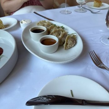 Santacafé - Pork Dumplings - Cafes Near Me - Santa Fe, New Mexico