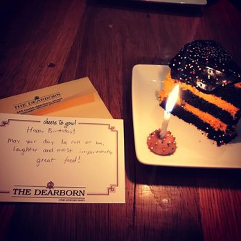 The Dearborn - October 2019 orange cream & dark chocolate cake - New American Near Me - Chicago, Illinois The Dearborn - October 2019 orange cream & dark chocolate cake - New American Near Me - Chicago, Illinois