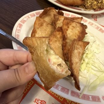 Mandarin House - Crab rangoons, came with sweet and sour sauce to dip - Chinese Near Me - Exeter, California