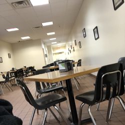 Plenty of casual seating inside