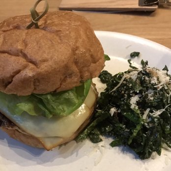 True Food Kitchen - I got the turkey burger and it was cooked to perfection, still juicy in the middle. The Kale side salad was delicious as well! - New American Near Me - Chicago, Illinois True Food Kitchen - I got the turkey burger and it was cooked to perfection, still juicy in the middle. The Kale side salad was delicious as well! - New American Near Me - Chicago, Illinois