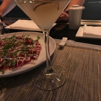 Morimoto - Pear Martini & Tuna Pizza - Japanese Near Me - Las Vegas, Nevada