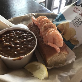 Lobster West - Shrimp roll. Yummy! - Seafood Near Me - Coronado, California