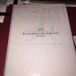 Gotha - Il menu