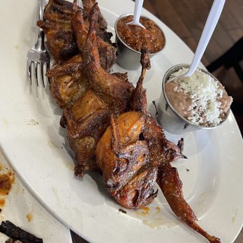Aqui Es Texcoco - 3 Grilled Quail - very good! - Mexican Near Me - Chula Vista, California
