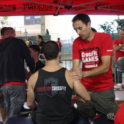 Peak Form Health Center - Dr. Kevin Rose treating crossfitters at the CrossFit national qualifier in summer 2013.