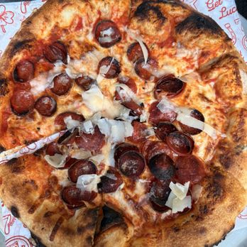 Lucky Penny - East Coast Pepperoni - Pizza Near Me - Santa Barbara, California Lucky Penny - East Coast Pepperoni - Pizza Near Me - Santa Barbara, California