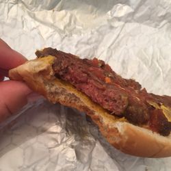 Richie's Drive Inn - Disgusting raw meat!!!