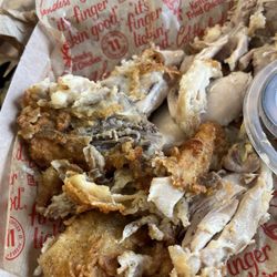 KFC - Slimy chicken definitely not grease
