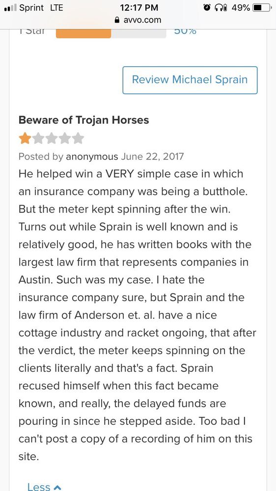 Sprain Law Firm - disability attorney in Houston, TX