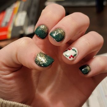 Fancy Nails - Green nails pt2 (fixed) - Nail Salons Near Me - Cobleskill, New York