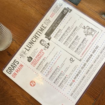 GRAY'S On Main - Menu - Bars Near Me - Franklin, Tennessee GRAY'S On Main - Menu - Bars Near Me - Franklin, Tennessee