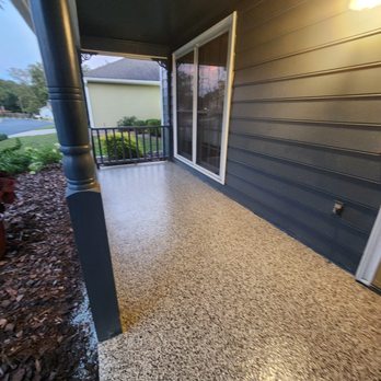 Opus Renovations - Porch AFTER coating - Flooring Near Me