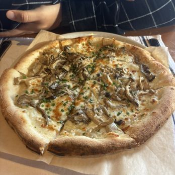 La Bicyclette - Mushroom pizza - French Near Me - Carmel, California