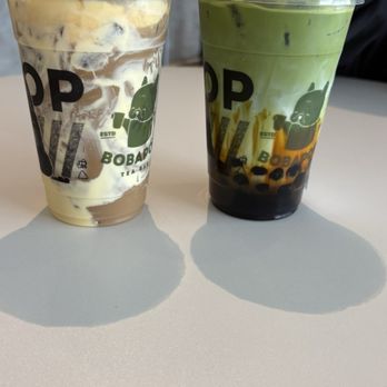 BoBaPoP Tea Bar - Tornado Coffee (16oz) Earl Grey Matcha - Bubble Tea Near Me - San Marcos, California