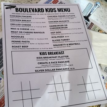 Boulevard Diner - Kid's menu - Diners Near Me - North Bergen, New Jersey Boulevard Diner - Kid's menu - Diners Near Me - North Bergen, New Jersey