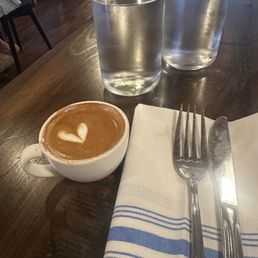 Cortado was dainty and delicious Cortado was dainty and delicious