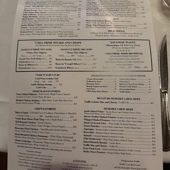 Chicago Chop House - Steakhouses Near Me - Chicago, Illinois