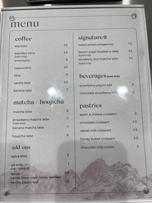 Menu photo 2 Way Home Coffee Los Angeles, CA Menu photo 2 Way Home Coffee Los Angeles, CA