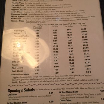 Spanky's - Pizza Near Me - Houston, Texas Spanky's - Pizza Near Me - Houston, Texas