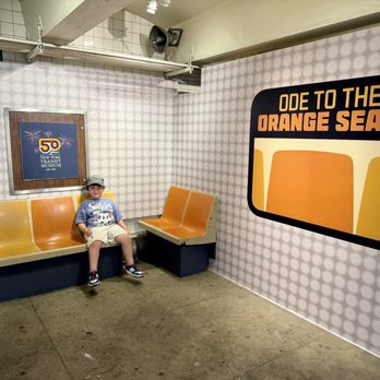 New York Transit Museum - Ode to the Orange Seats - Museums Near Me - Brooklyn, New York New York Transit Museum - Ode to the Orange Seats - Museums Near Me - Brooklyn, New York