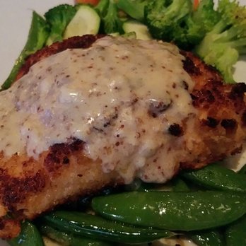Half Shells Seafood Grill - Horseradish Crusted Atlantic Salmon $18.99 - Seafood Near Me - Plano, Texas Half Shells Seafood Grill - Horseradish Crusted Atlantic Salmon $18.99 - Seafood Near Me - Plano, Texas