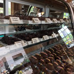 Richey's Chocolates - Large, medium, small decorative chocolate eggs.