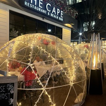 The Cape Restaurant and Beach Bar - Holiday igloo seating - South African Near Me - Alpharetta, Georgia The Cape Restaurant and Beach Bar - Holiday igloo seating - South African Near Me - Alpharetta, Georgia